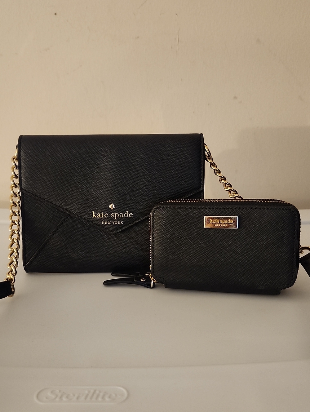 Kate Spade Leather Crossbody w/Free Wallet